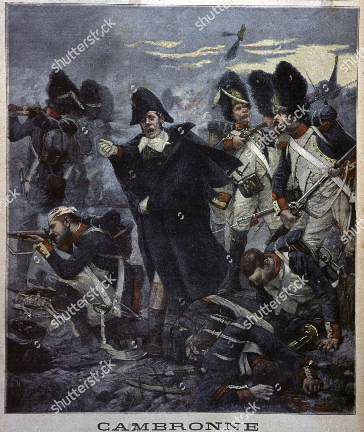 General Cambronne 17701842 Battle Waterloo Belgium Editorial Stock ...