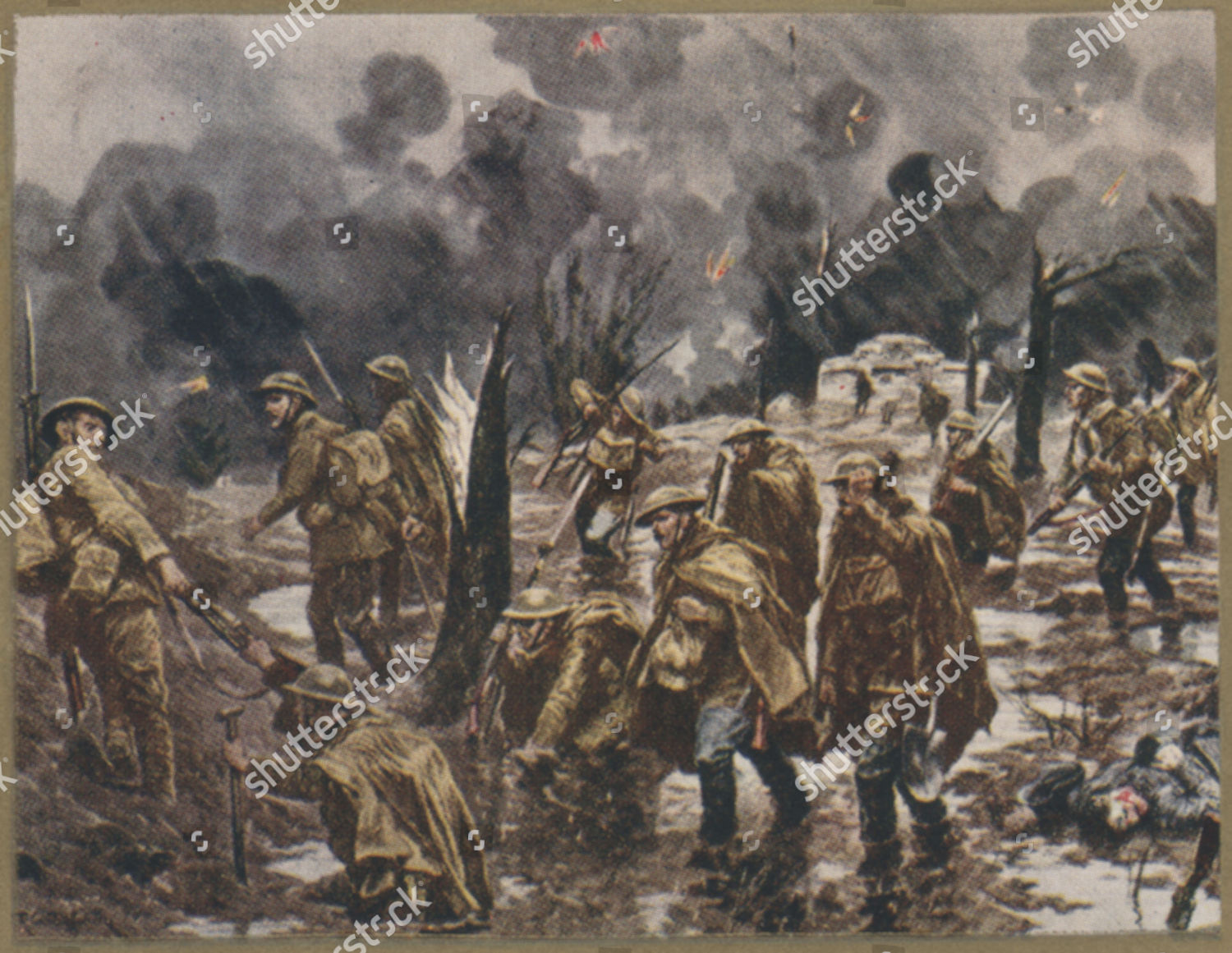 First World War Great Battles British Editorial Stock Photo - Stock ...