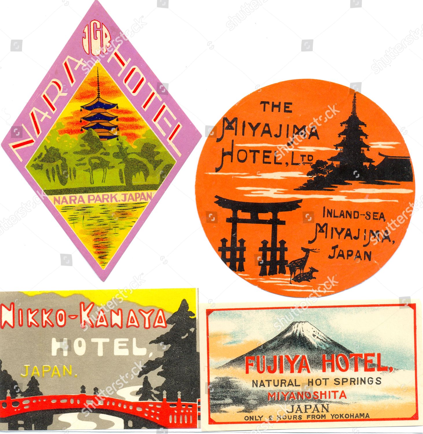 hotel luggage labels