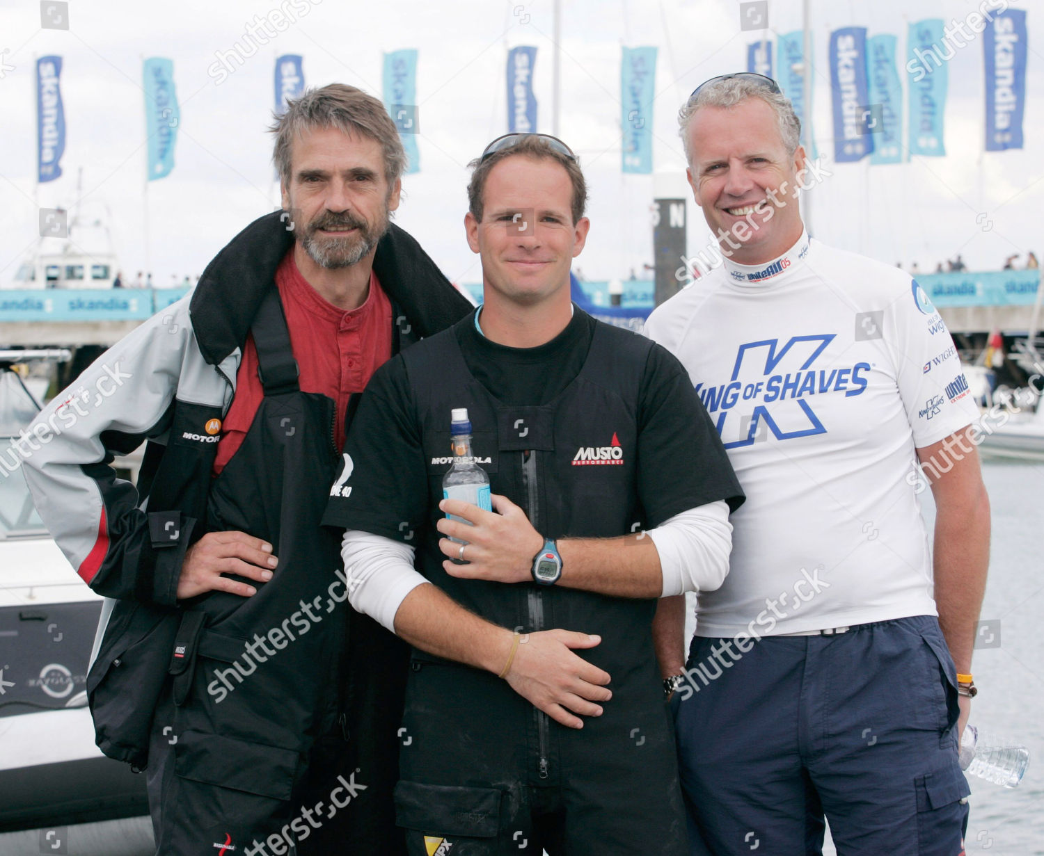 Jeremy Irons Skipper Conrad Humphreys Founder Editorial Stock Photo