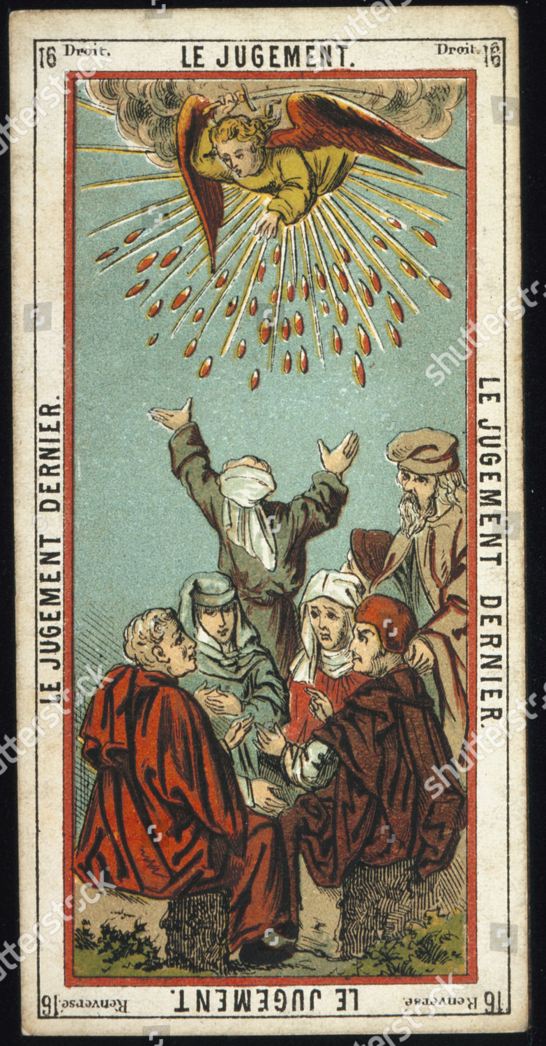 The Last Judgement Tarot Card Late 19th Editorial Stock Photo Stock Image Shutterstock