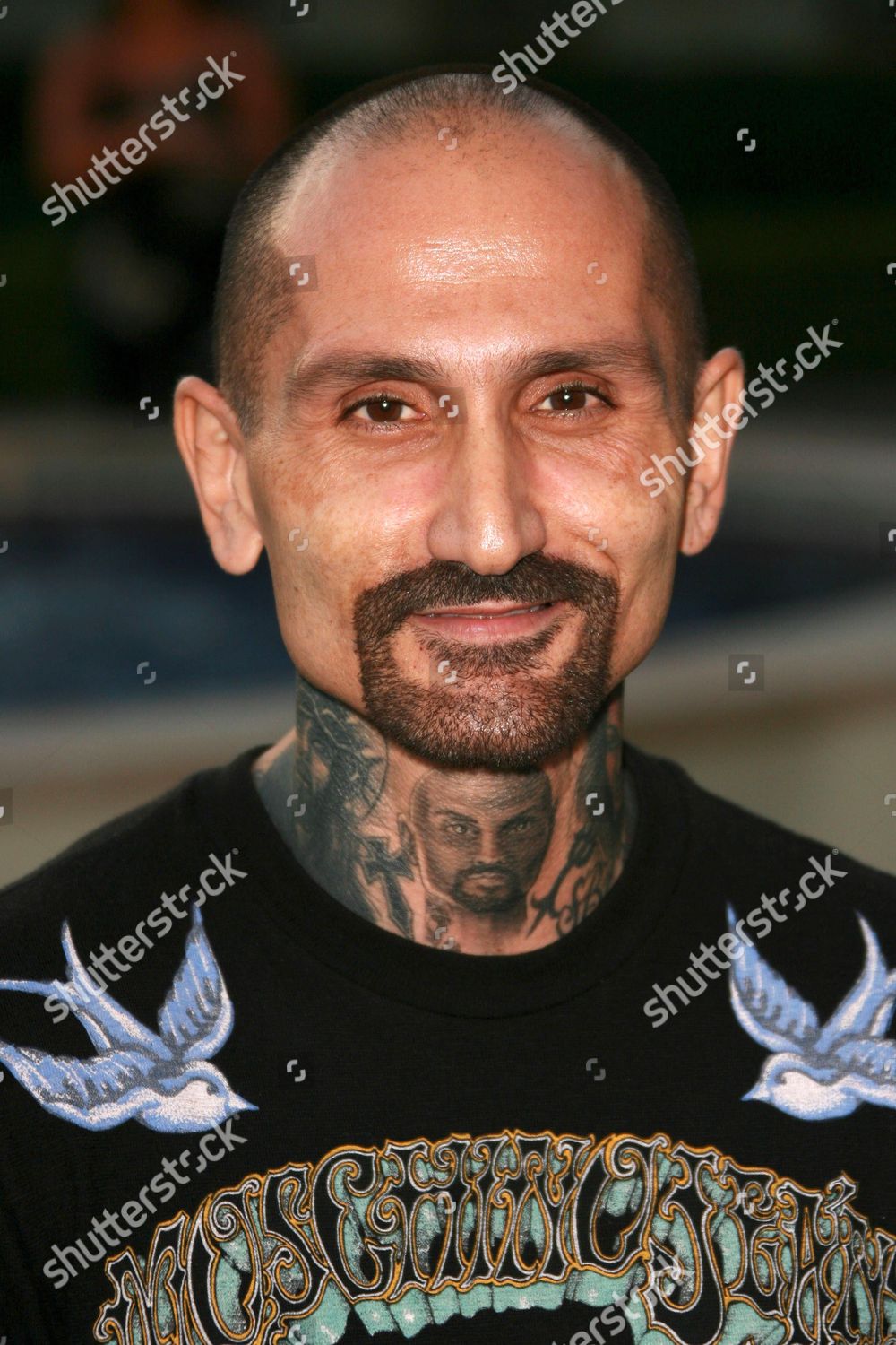 Robert Lasardo Neck Tattoos