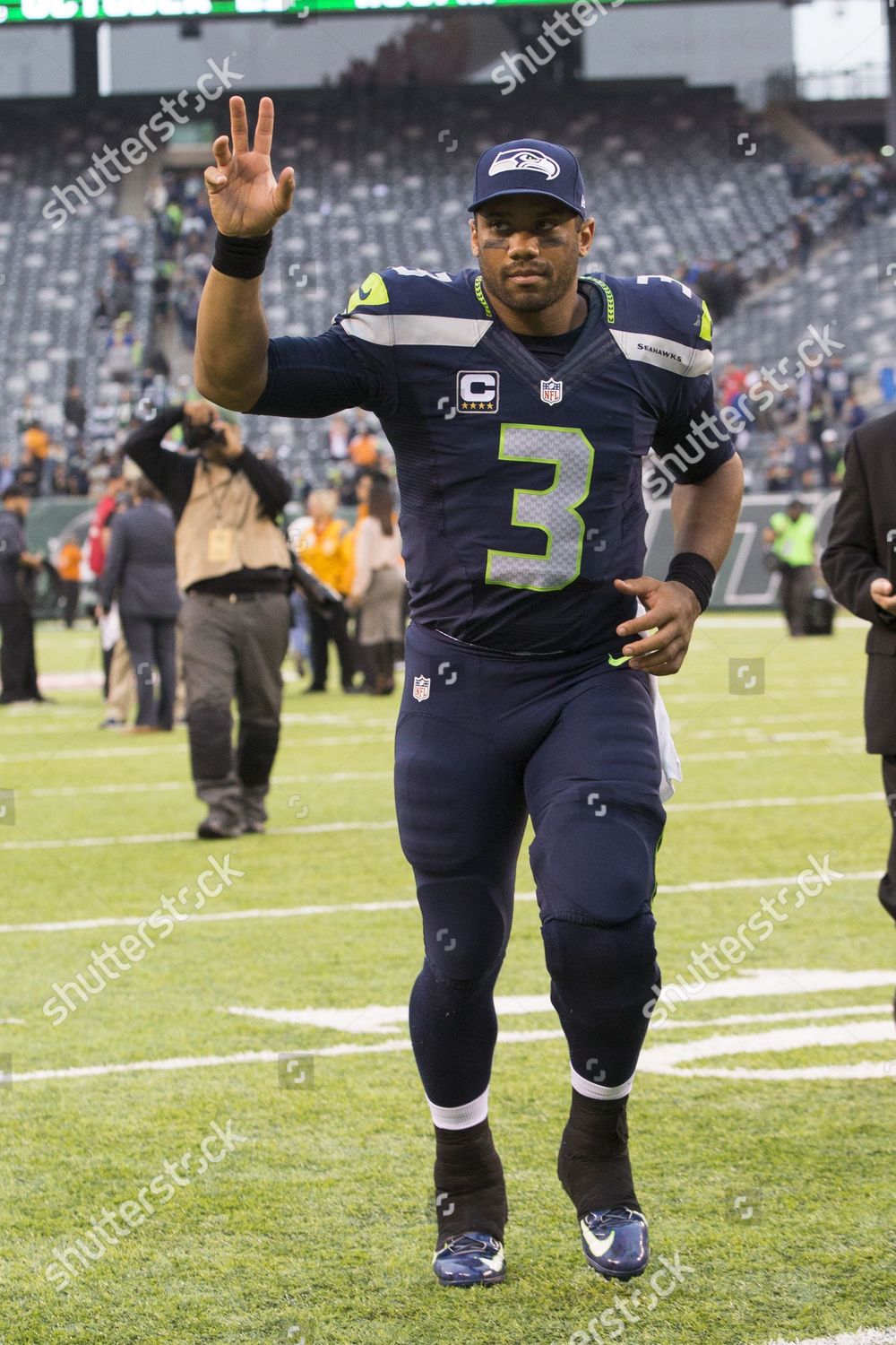 Seattle Seahawks Quarterback Russell Wilson 3 Editorial Stock Photo - Stock  Image