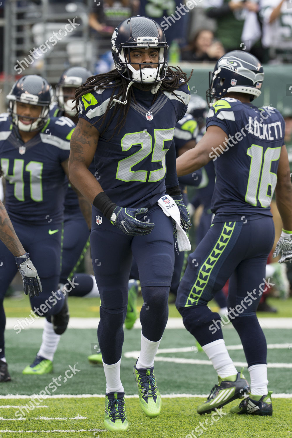 Seattle Seahawks Cornerback Richard Sherman 25 Editorial Stock Photo -  Stock Image