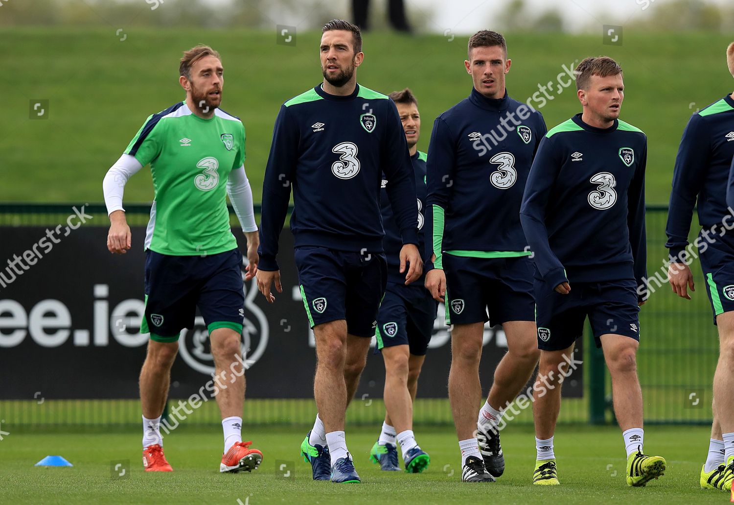Richard Keogh Shane Duffy Ciaran Clark Editorial Stock Photo Stock
