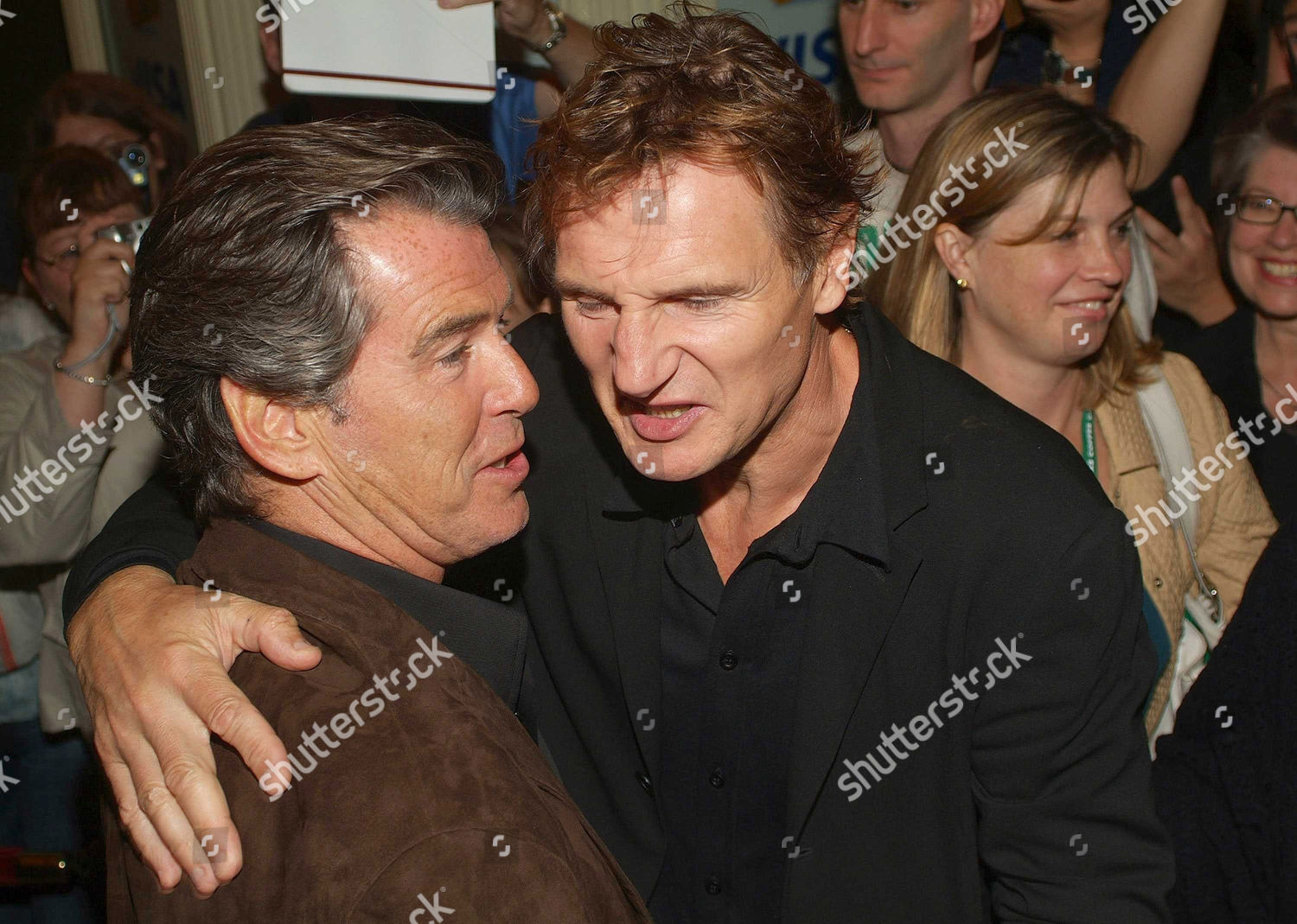 Pierce Brosnan Liam Neeson Editorial Stock Photo Stock Image Shutterstock