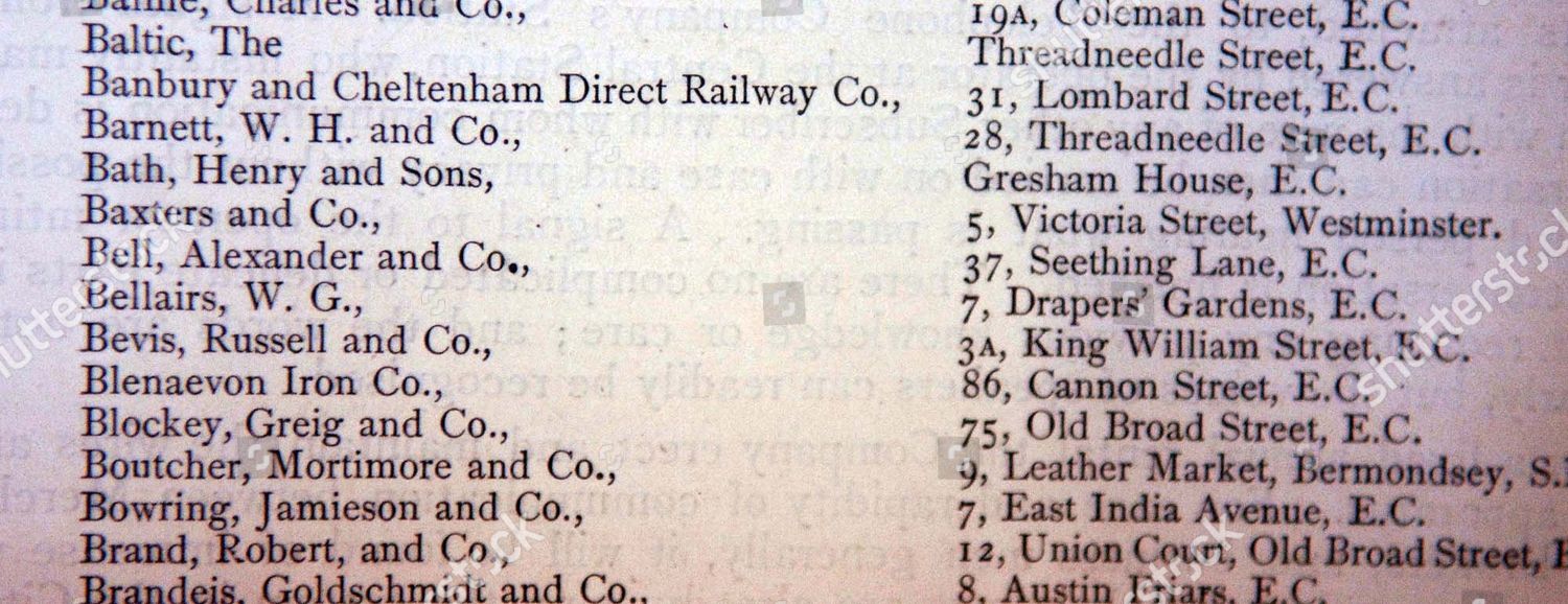 Phone Book Entry Alexander Graham Bell Editorial Stock Photo Stock