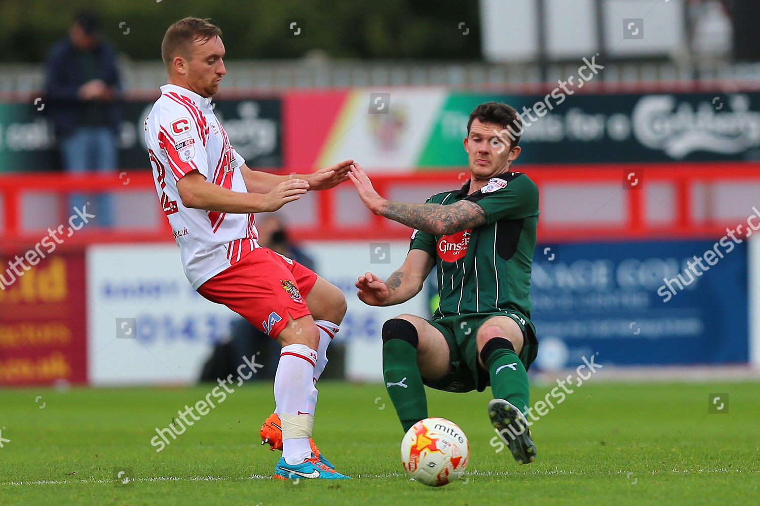 Charlie Lee Stevenage James Spencer Plymouth Editorial Stock Photo ...