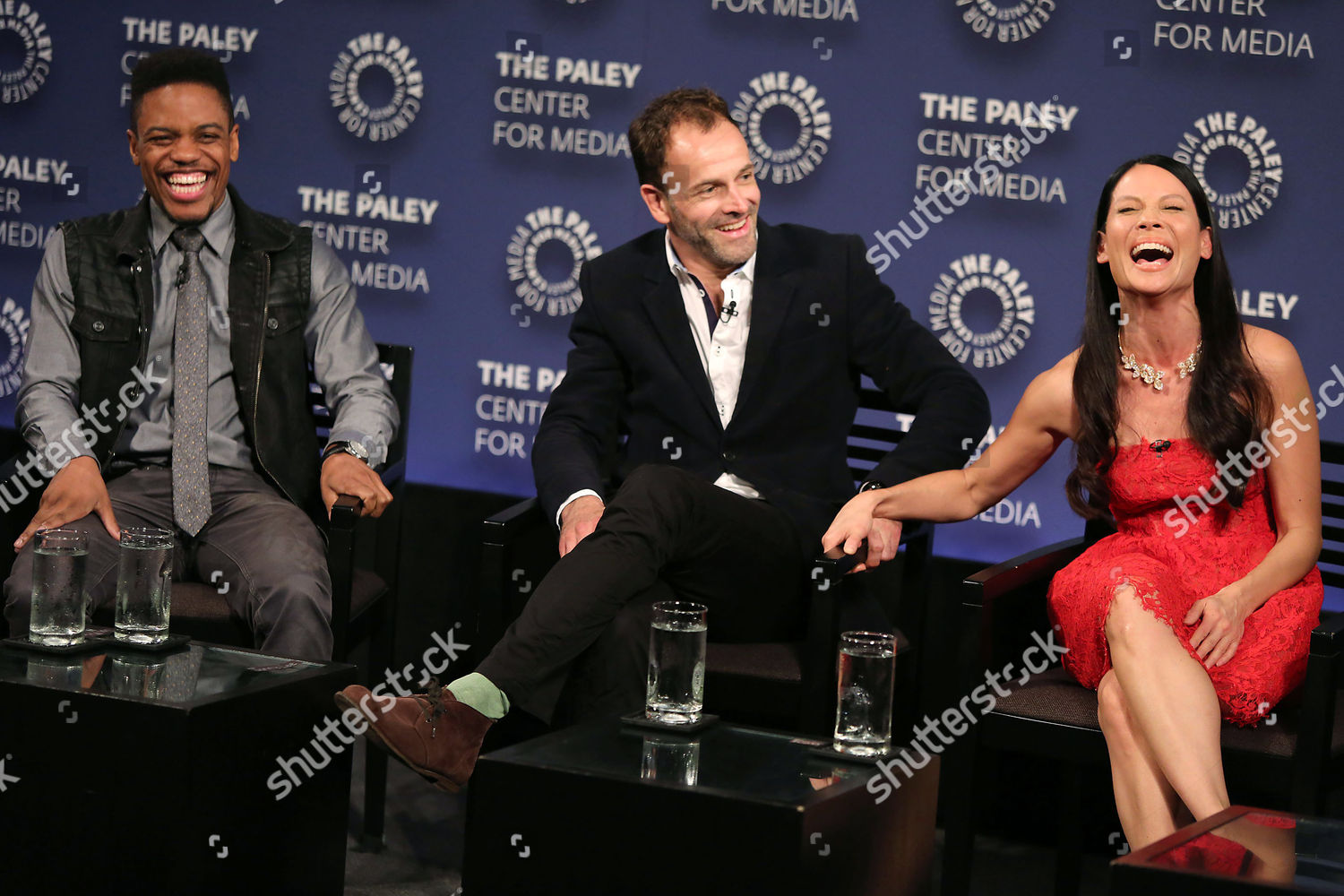 Jon Michael Hill Jonny Lee Miller Editorial Stock Photo - Stock Image
