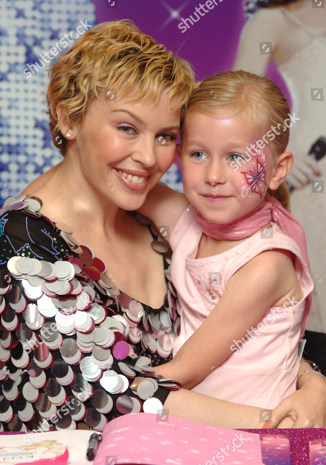 Kylie Minogue Poses Young Fan 6 Editorial Stock Photo - Stock Image ...