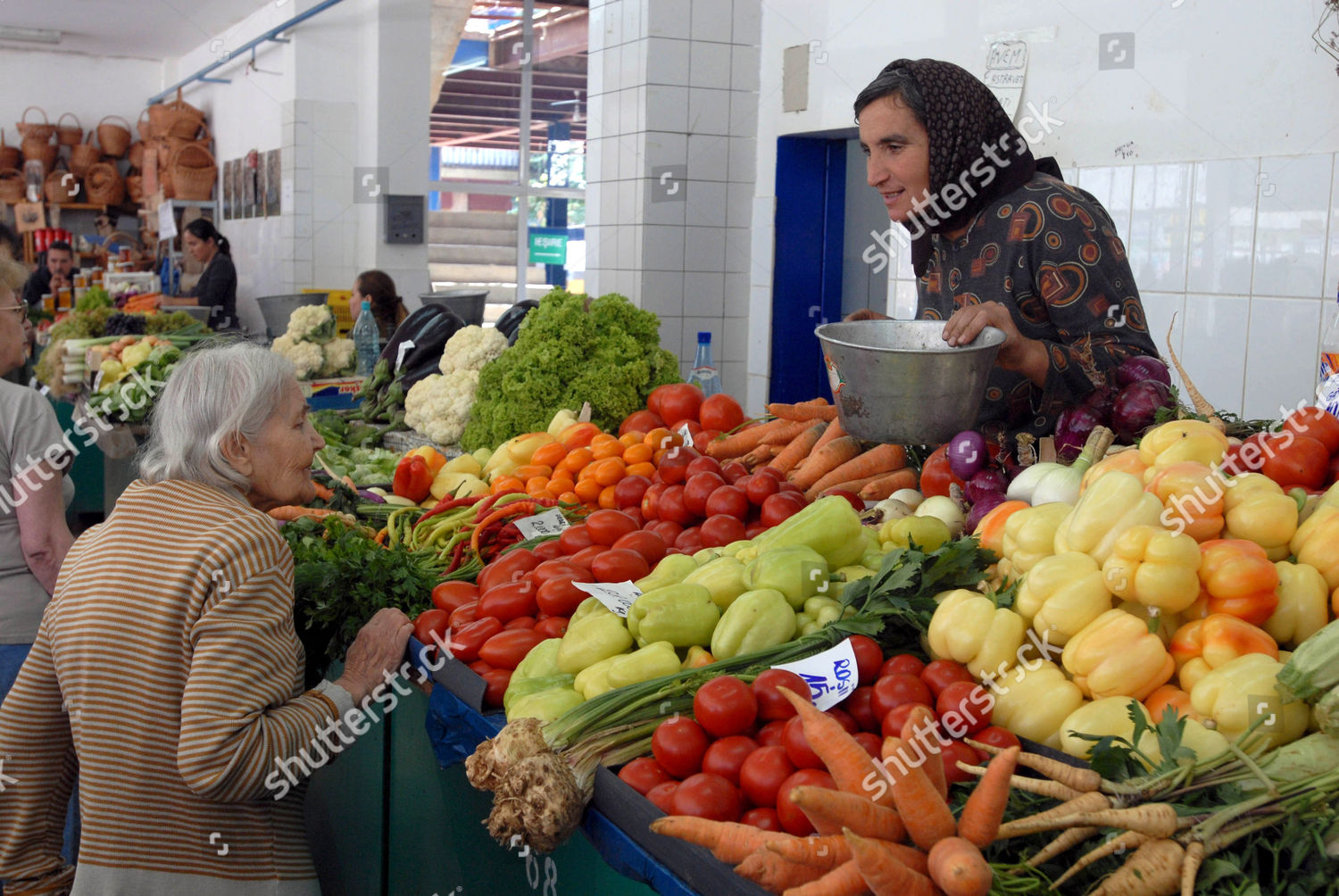 Fruit Vegetable Stall Piata Amzei Market Editorial Stock Photo Stock