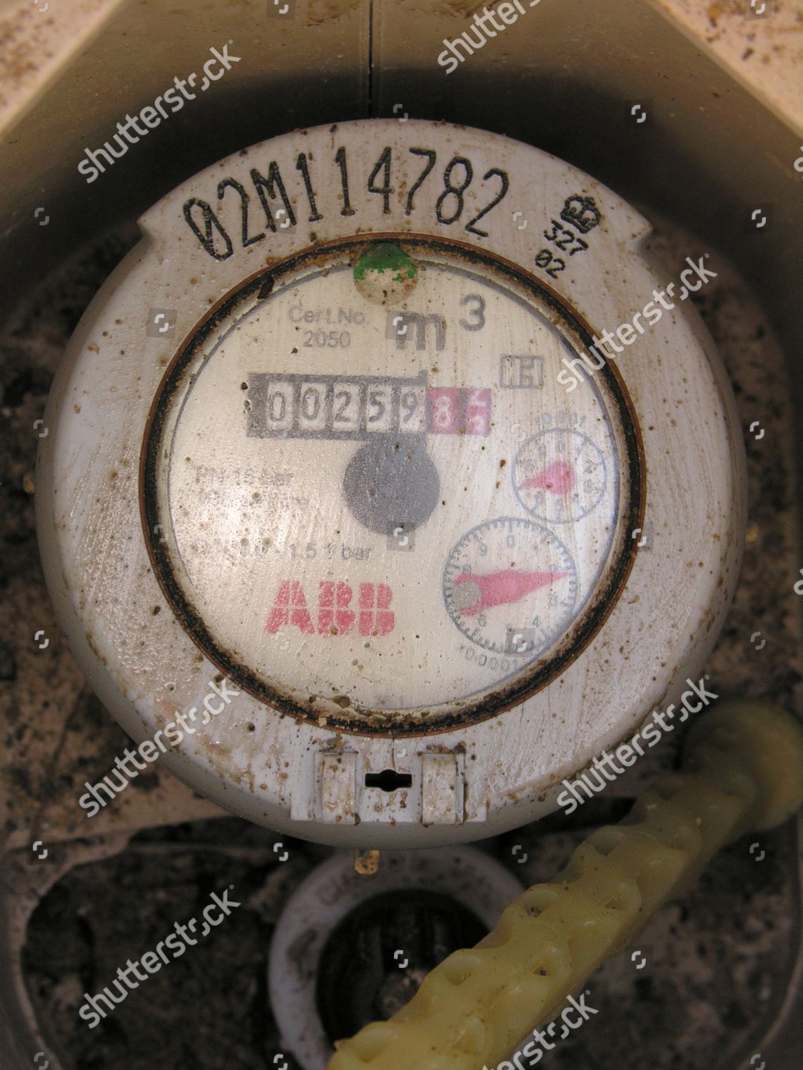 Water Meter Which Compulsory Many Areas Editorial Stock Photo Stock