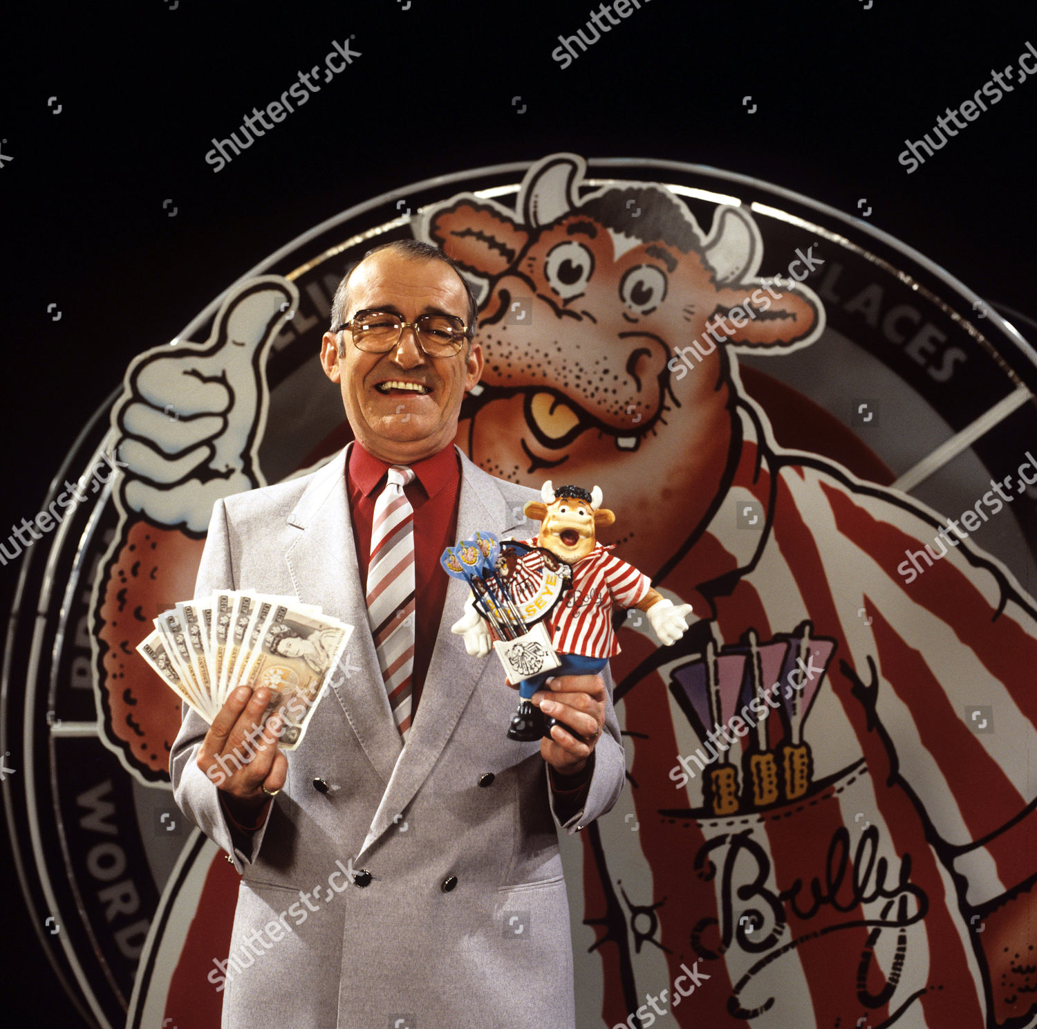 Jim Bowen On Bullseye 1984 Editorial Stock Photo Stock Image