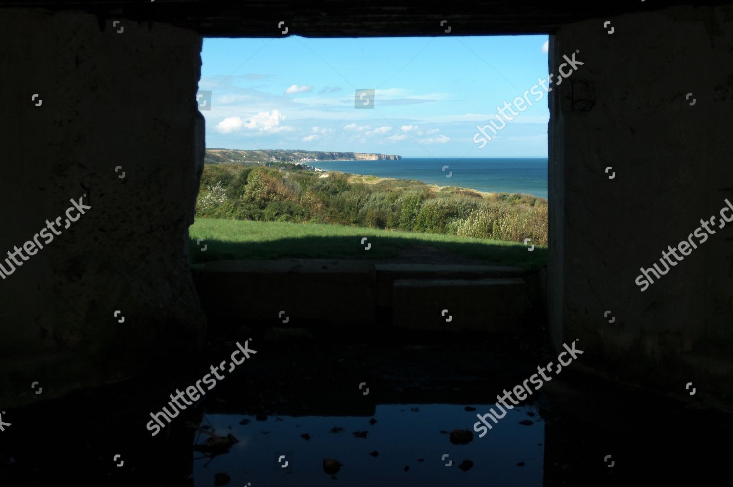 View Omaha Beach German Gun Emplacement Widerstandsnest