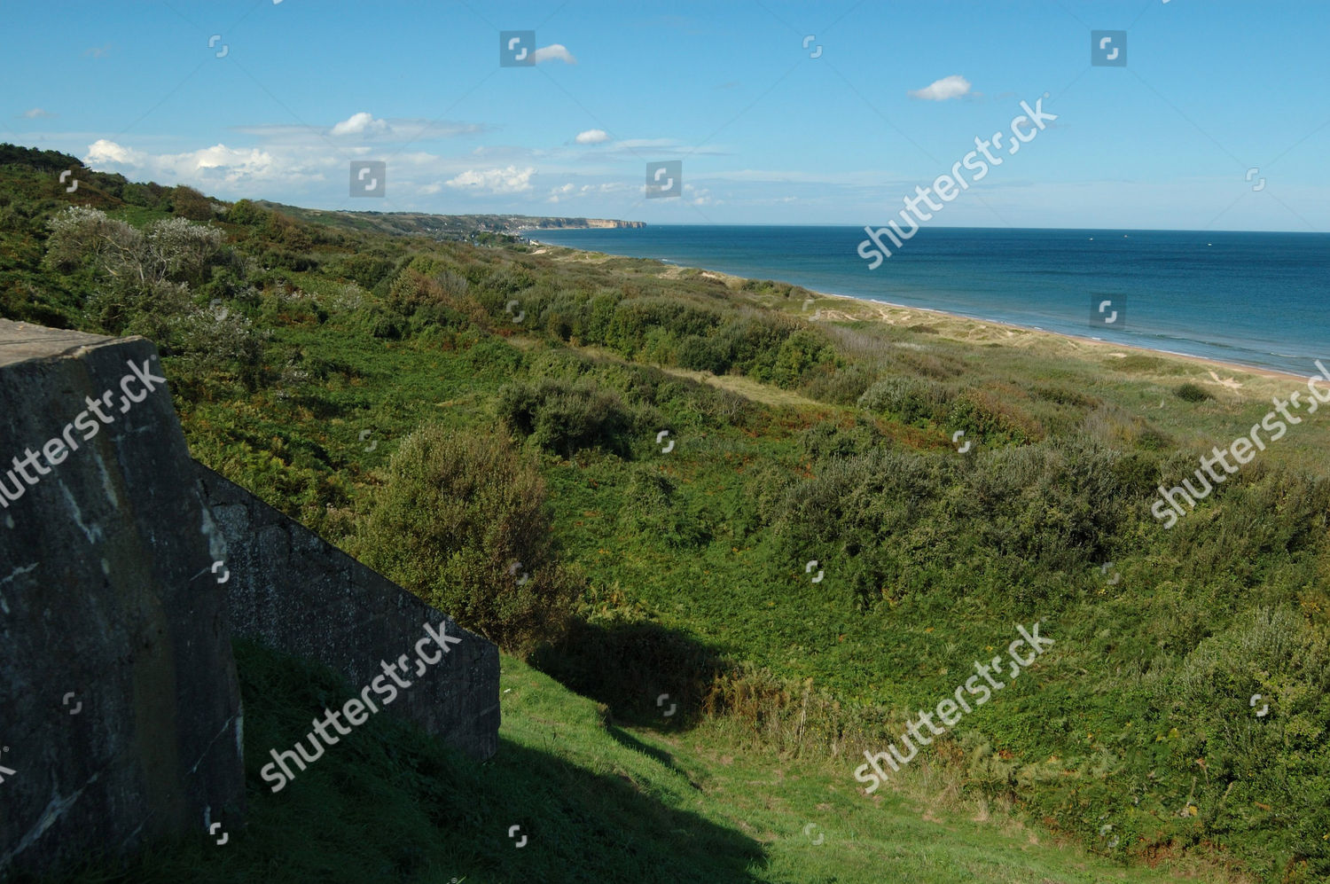 View Omaha Beach German Gun Emplacement Widerstandsnest