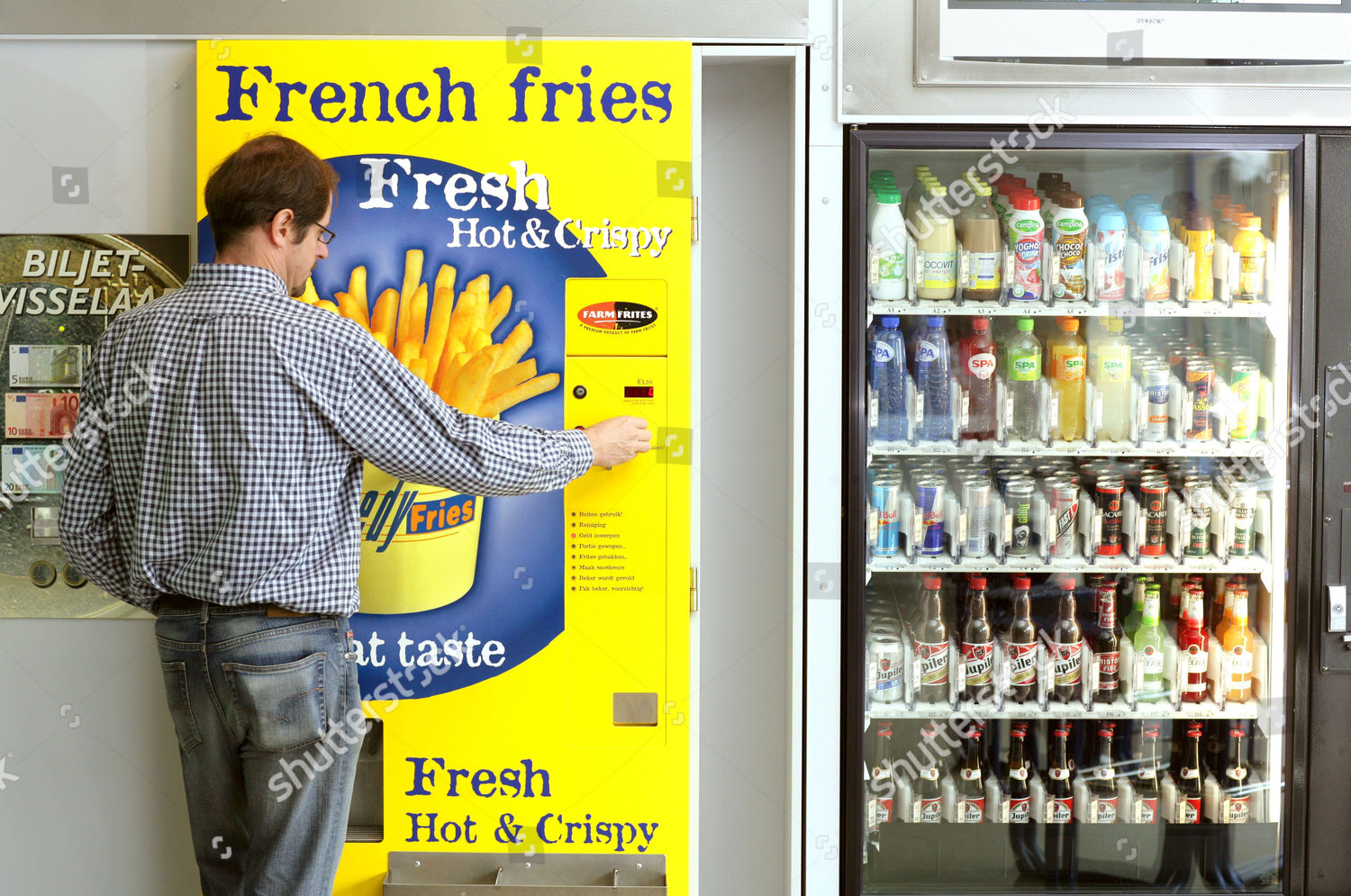 vending machine in french