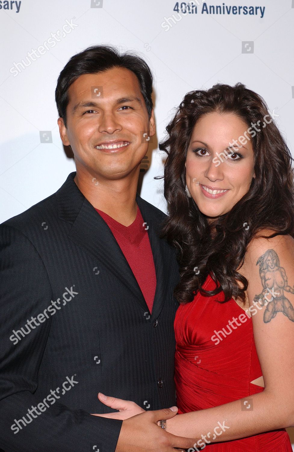 Adam Beach Wife Tara Mason Editorial Stock Photo - Stock Image ...