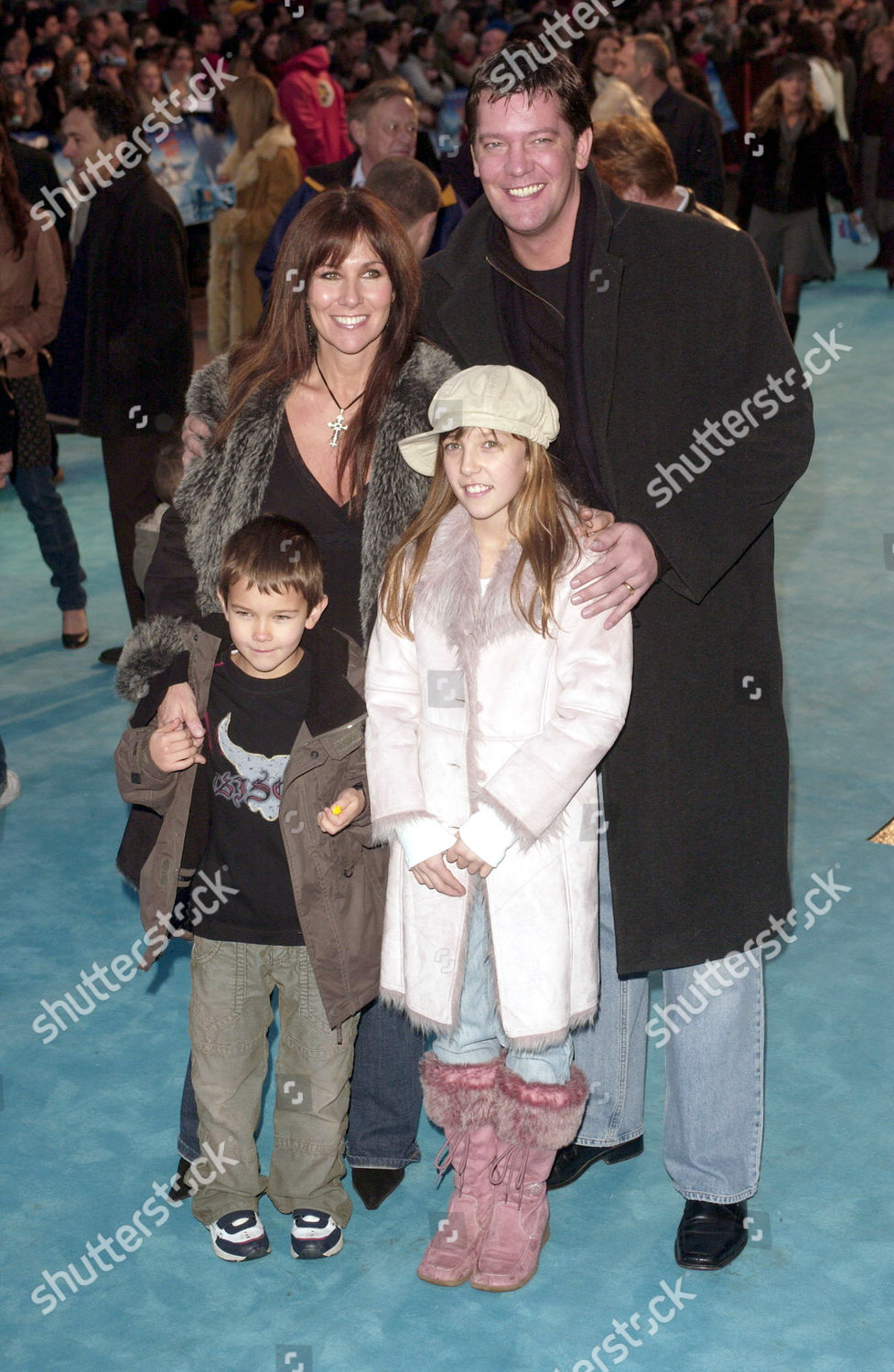 Linda Lusardi Sam Kane Their Children Editorial Stock Photo - Stock ...