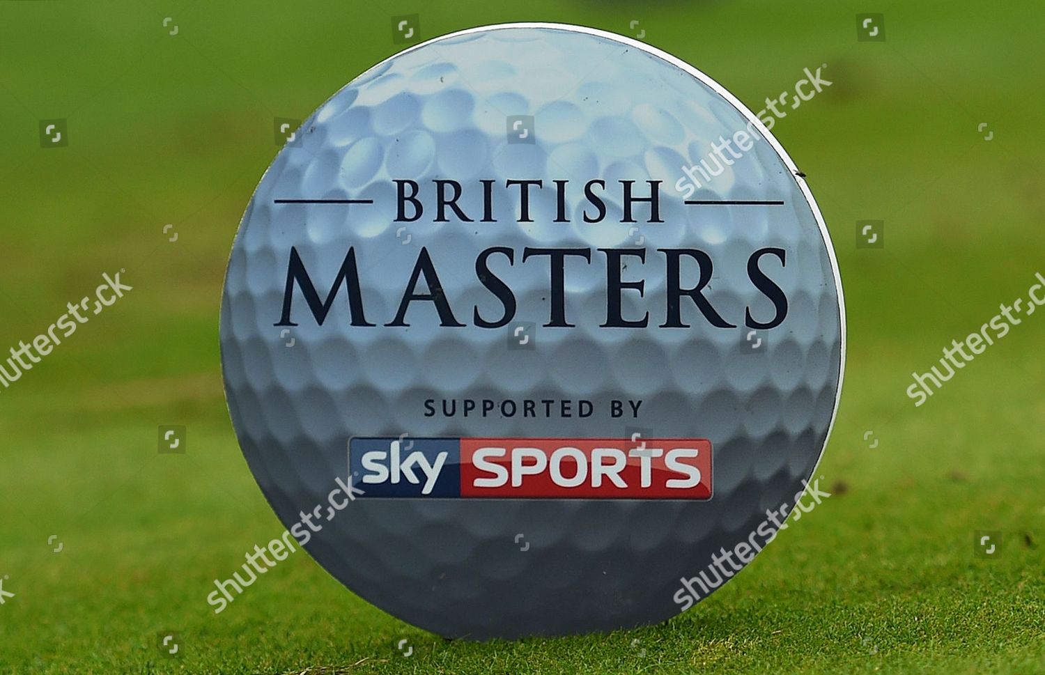 British Masters Golf Logo British Masters Editorial Stock Photo Stock