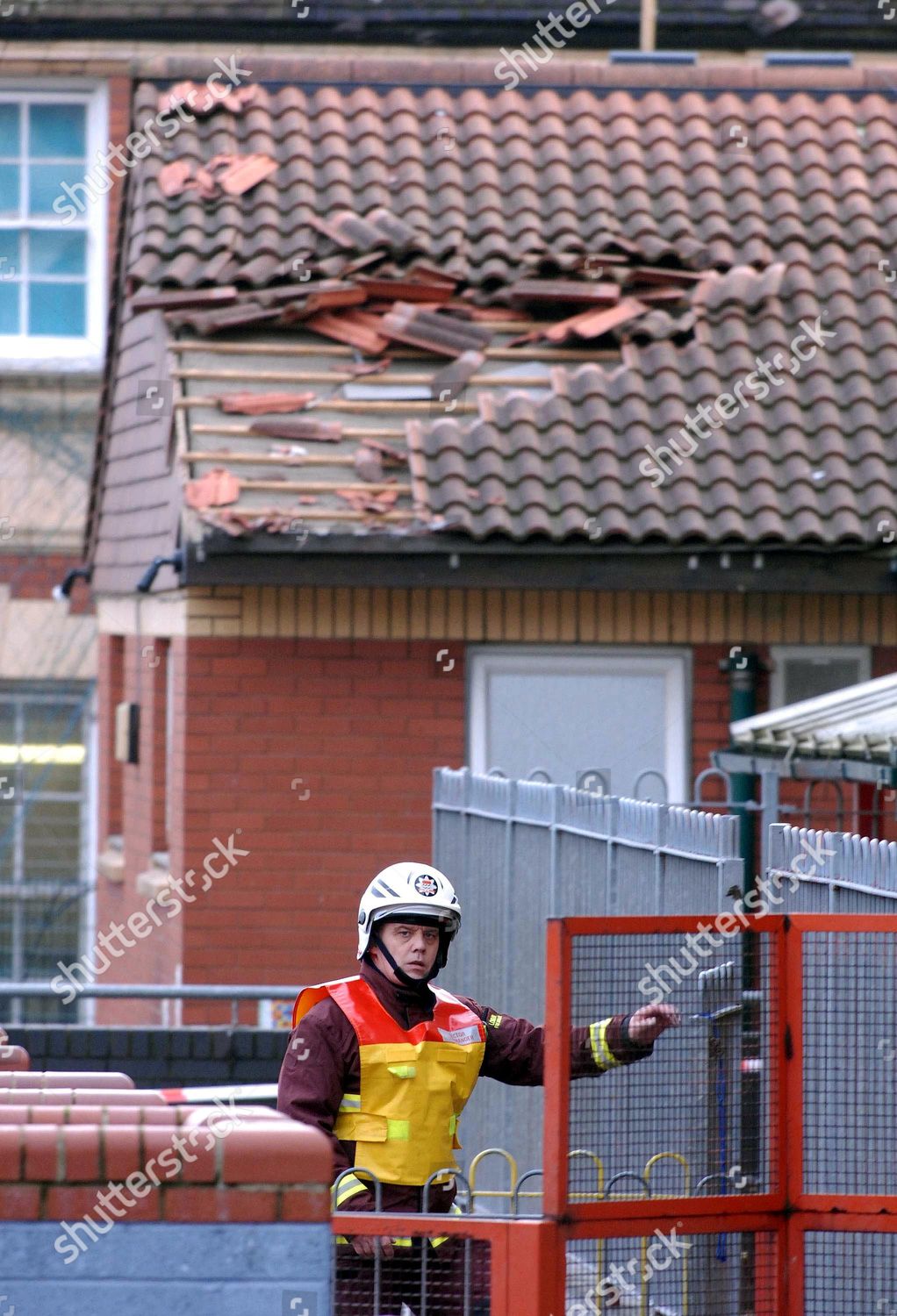 Fireman Inspects Damage Willesden School Six People Editorial Stock Photo Stock Image Shutterstock