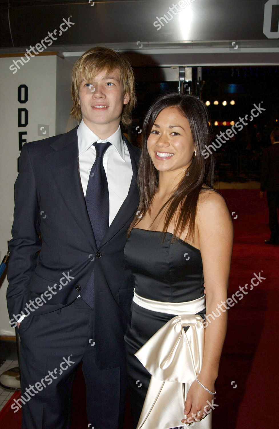 Edward Speleers Girlfriend Amy Editorial Stock Photo Stock Image