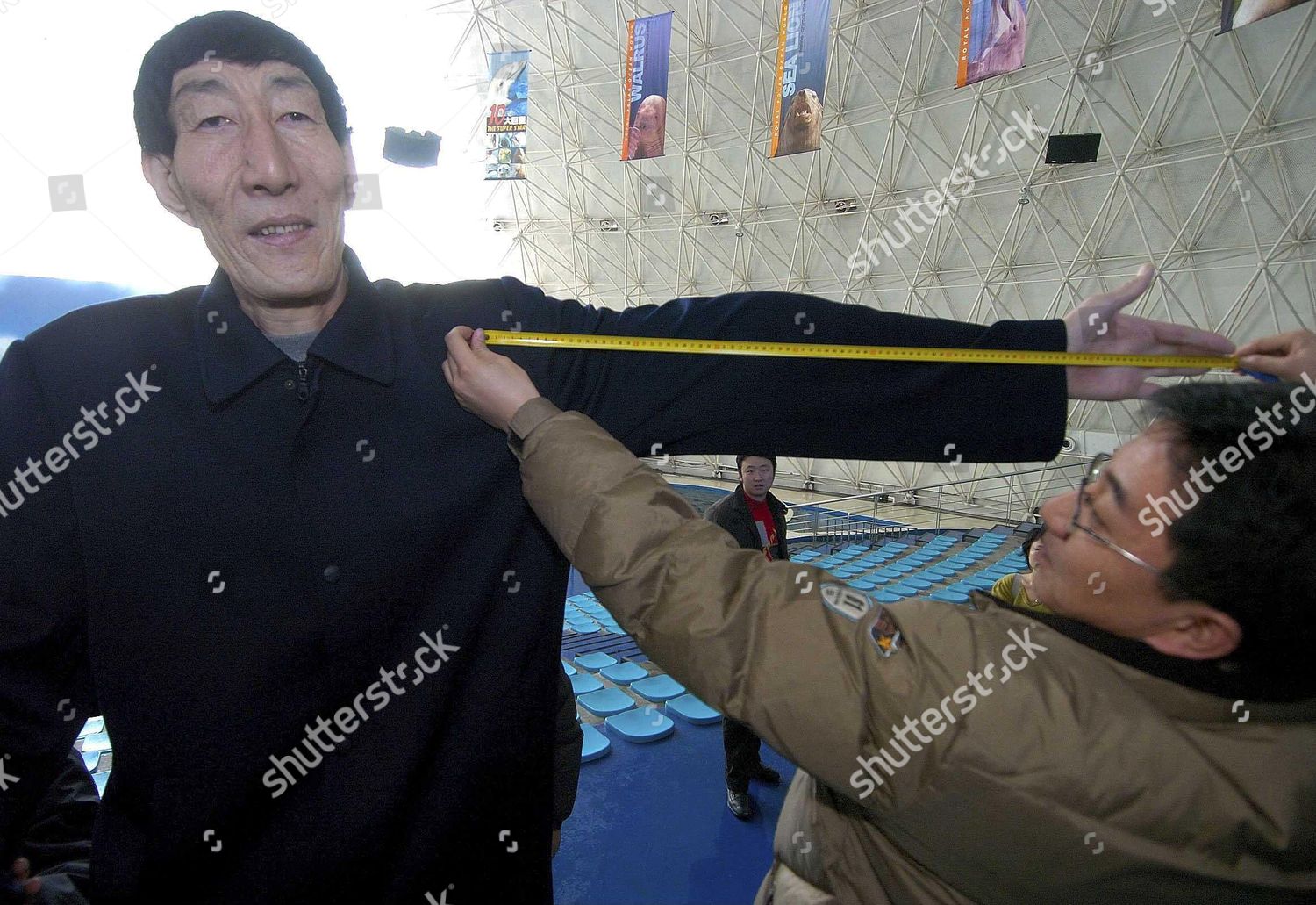 Bao Xishun Tallest Living Man World Editorial Stock Photo - Stock Image ...