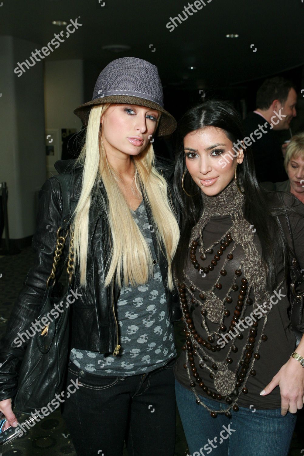 Paris Hilton Kim Kardashian West Editorial Stock Photo - Stock Image ...