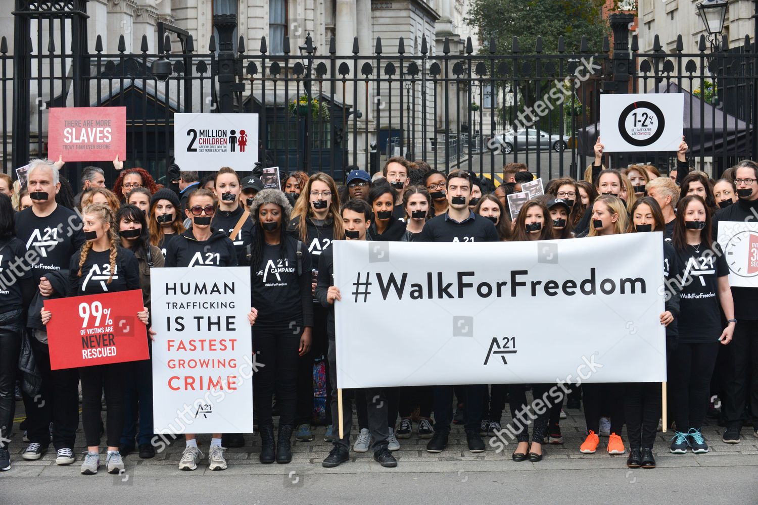 WALK FREEDOM PROTEST MARCH THROUGH CENTRAL Foto de stock de contenido editorial - Imagen de stock | Shutterstock