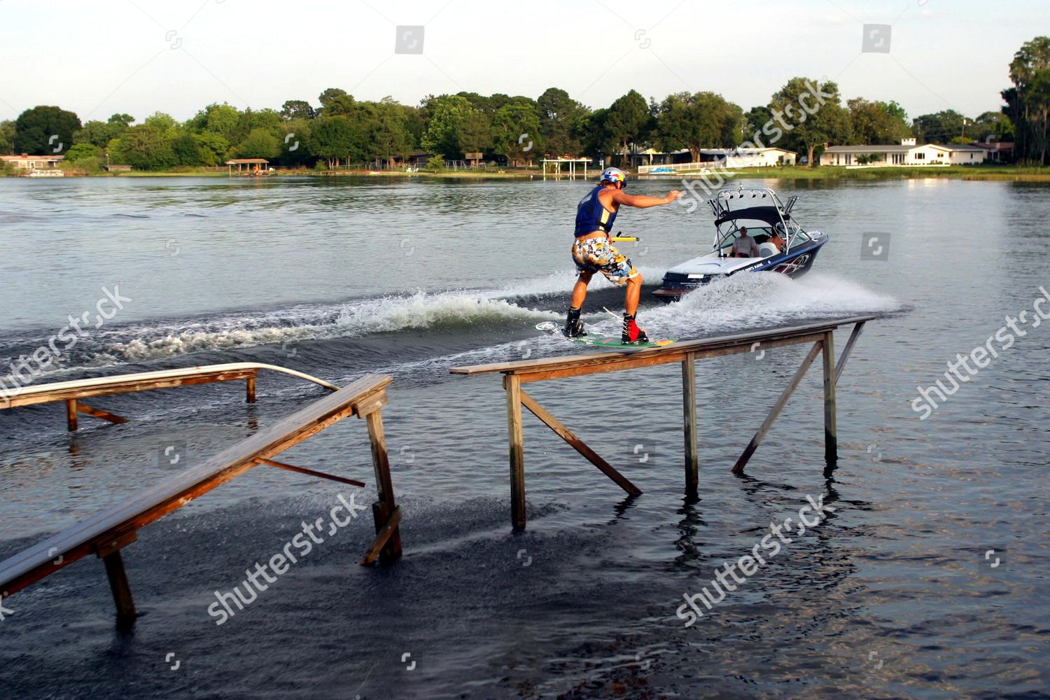 Model Released Wakeboarding Florida America 2005 Editorial Stock Photo