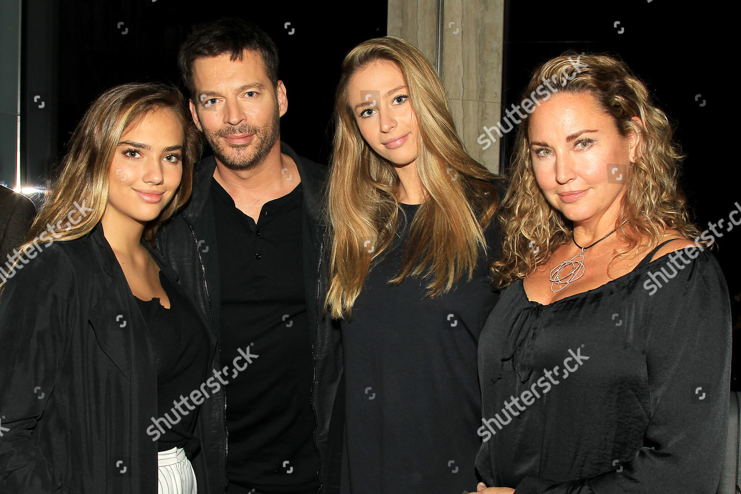 Harry Connick Jr Jill Goodacre Daughters Editorial Stock Photo - Stock
