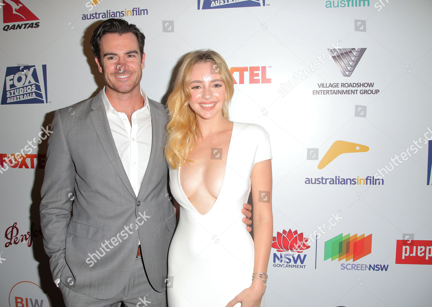 Ben Lawson Natasha Bassett Editorial Stock Photo Stock Image