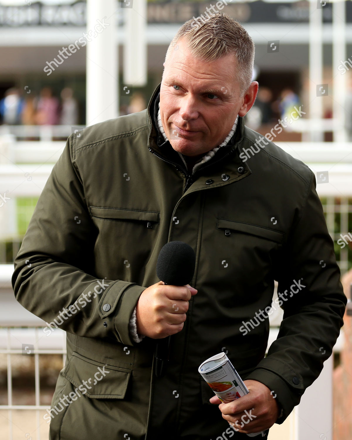 ITV Racing Pundit Matt Chapman Stock Photo - Alamy