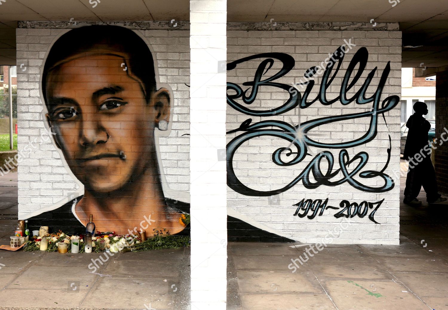 Billy Cox Mural Memorial Mural Billy Editorial Stock Photo - Stock