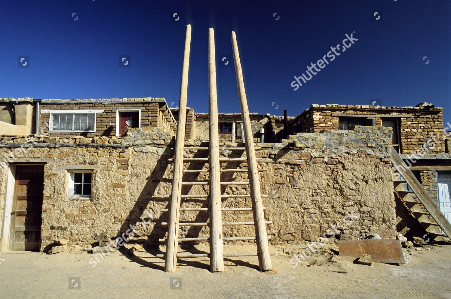 Pueblo Indian Village New Mexico Editorial Stock Photo Stock