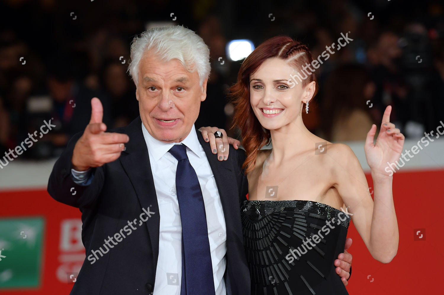 Director Michele Placido Wife Federica Vincenti Producer Editorial Stock Photo Stock Image Shutterstock