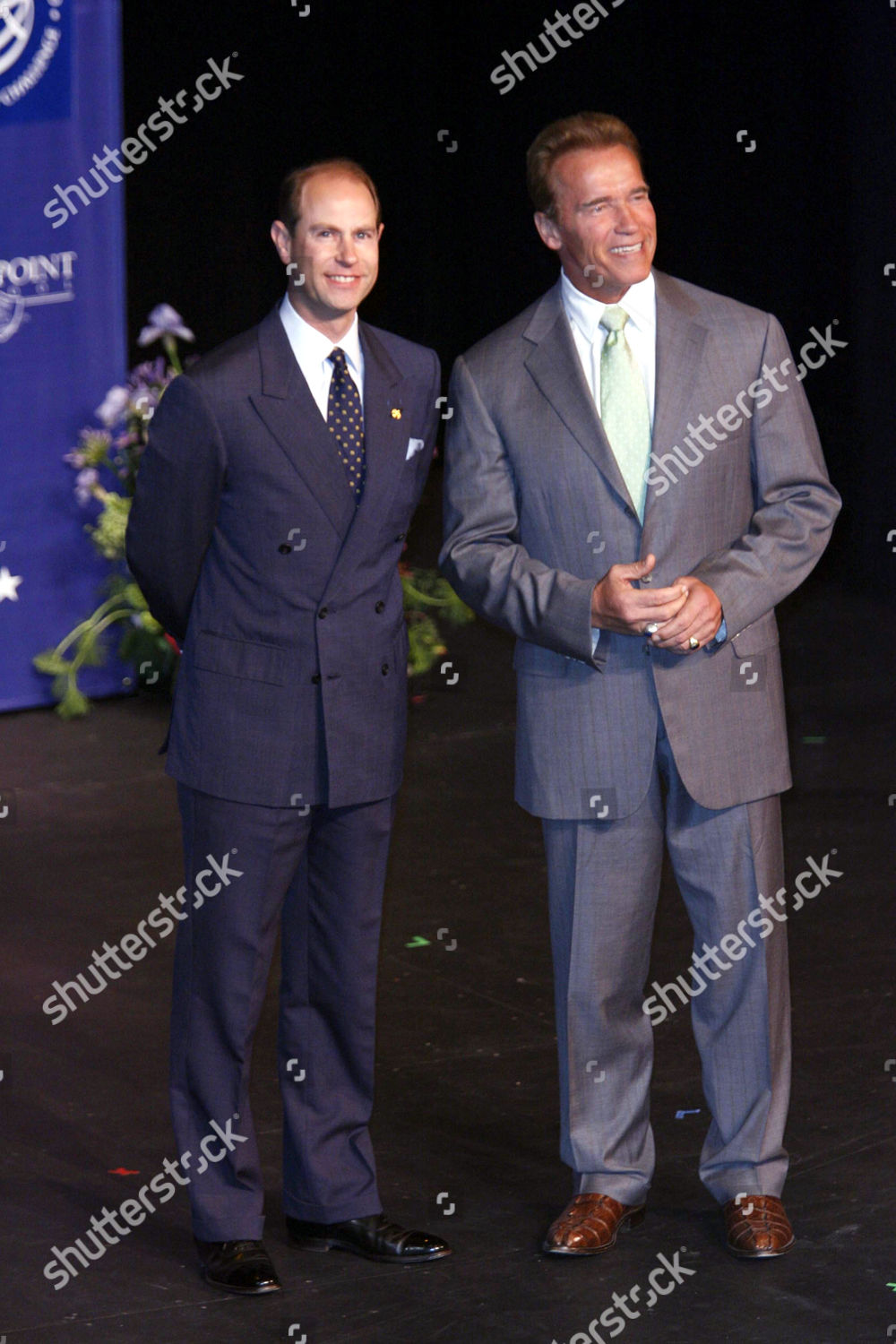 Prince Edward Governor Arnold Schwarzenegger Editorial Stock Photo