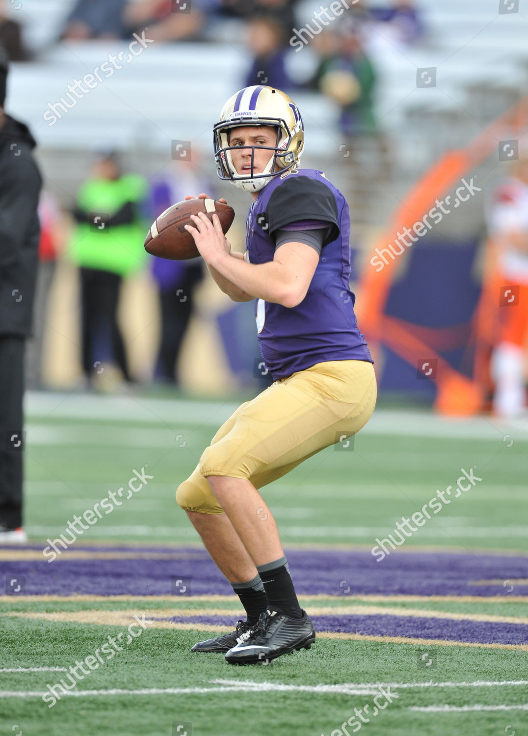 Uw Quarterback Jake Browning 3 During Editorial Stock Photo Stock