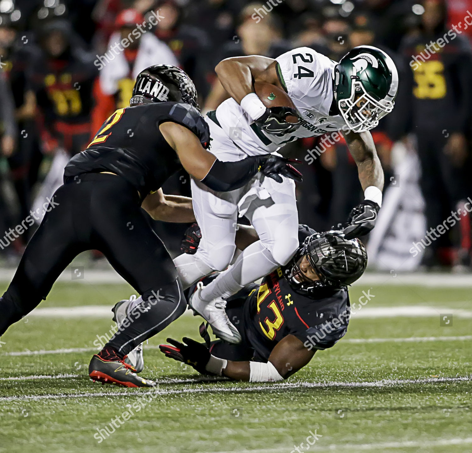 Michigan State Spartans Rb 24 Gerald Holmes Editorial Stock