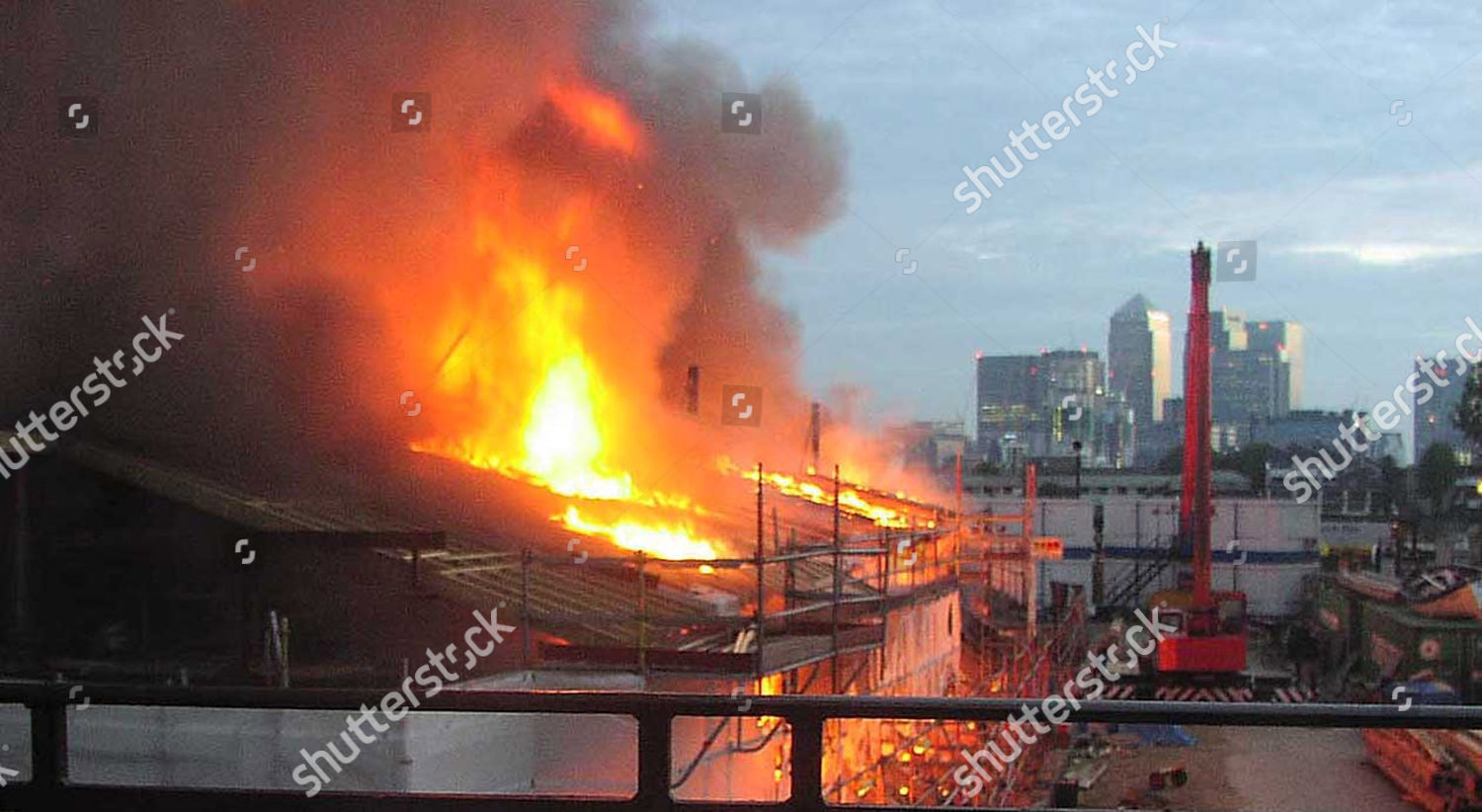 Cutty Sark On Fire Editorial Stock Photo Stock Image Shutterstock