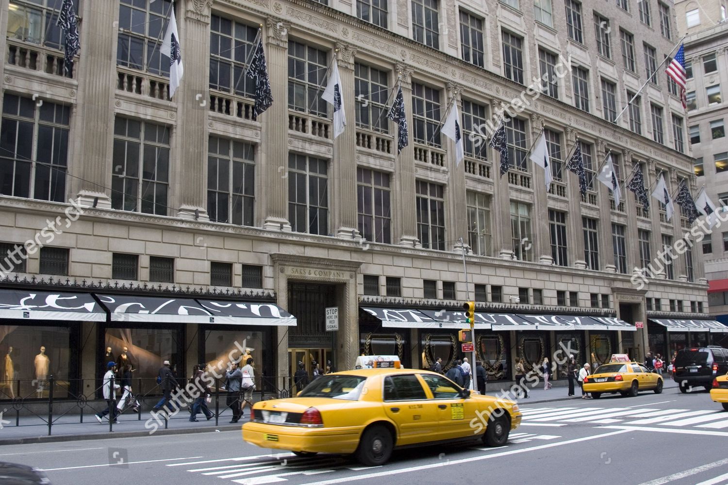 Saks Fifth Avenue New York America Editorial Stock Photo - Stock Image ...