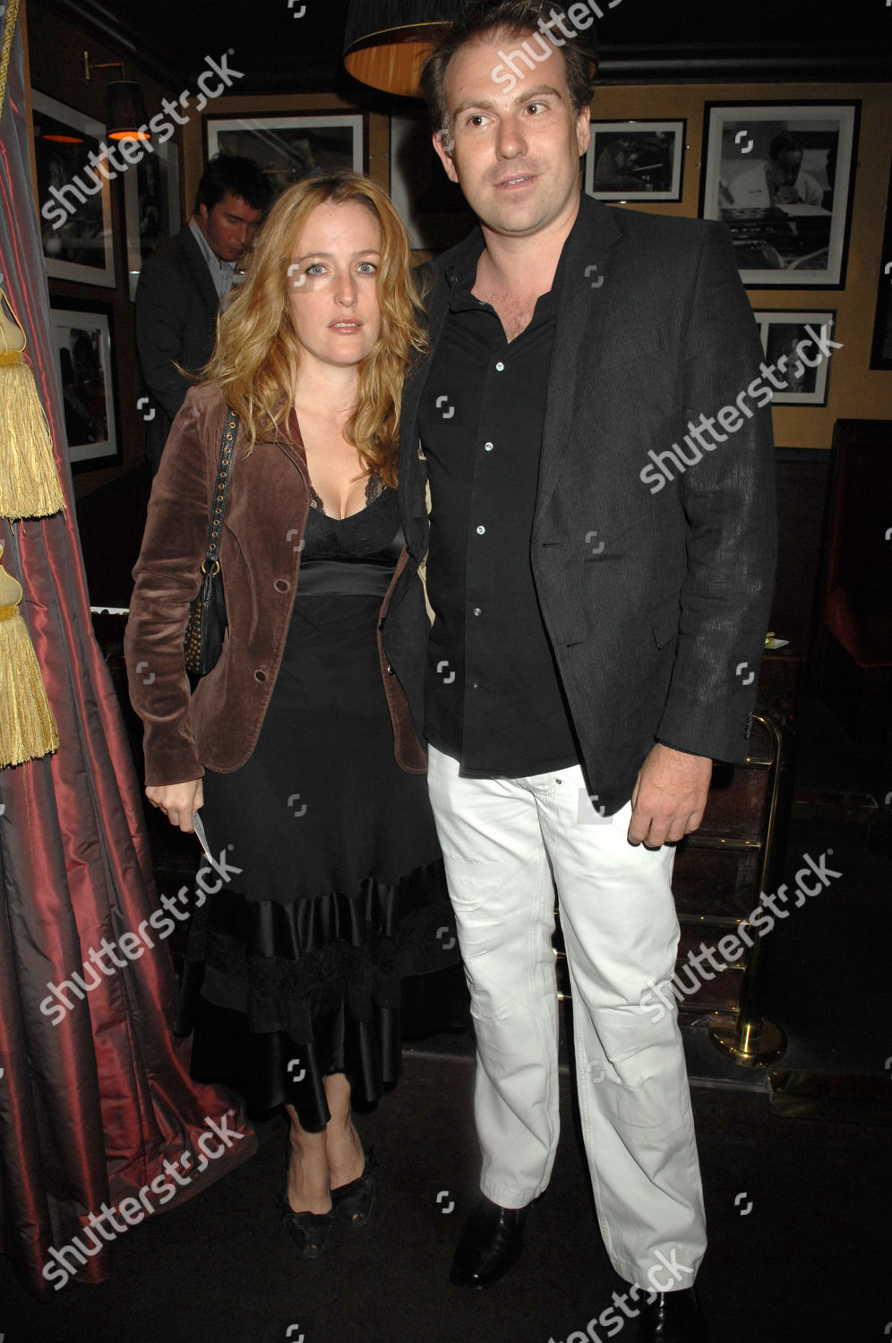 Gillian Anderson Boyfriend Mark Griffiths Editorial Stock Photo - Stock ...