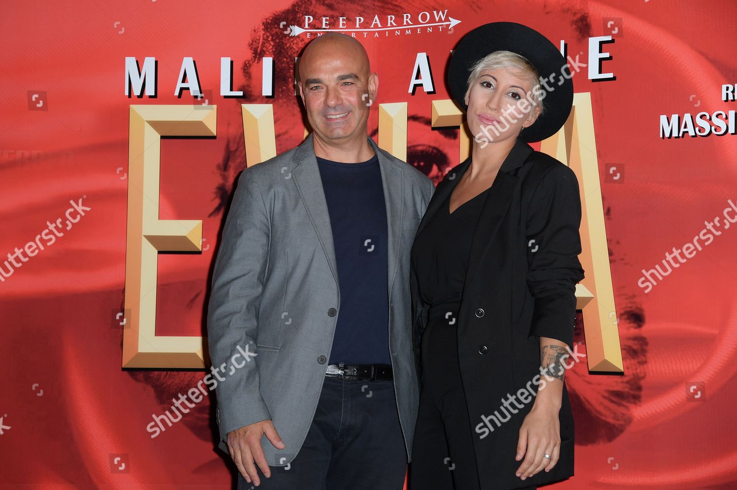 Massimo Romeo Piparo Malika Ayane Editorial Stock Photo Stock Image