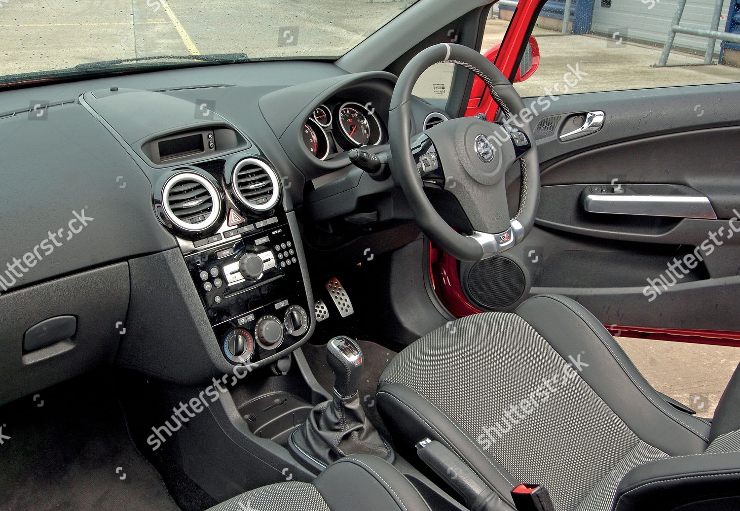 Cabin Interior Vauxhall Corsa Vxr Editorial Stock Photo