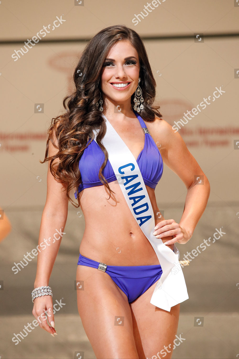 Miss Canada Amber Bernachi Walks Down Editorial Stock Photo Stock