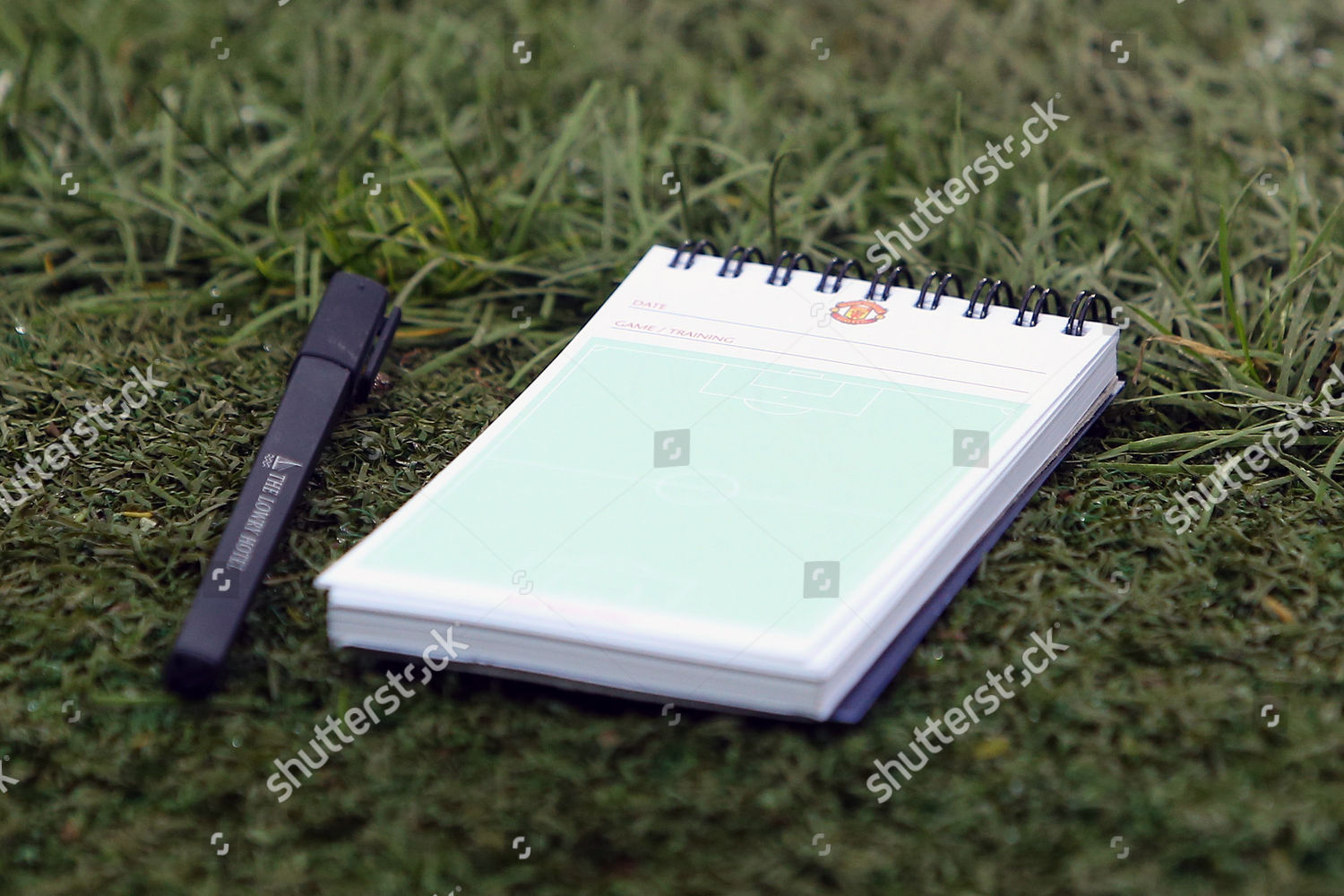 Jose Mourinho Manager Manchester Uniteds Note Pad Editorial Stock Photo Stock Image Shutterstock