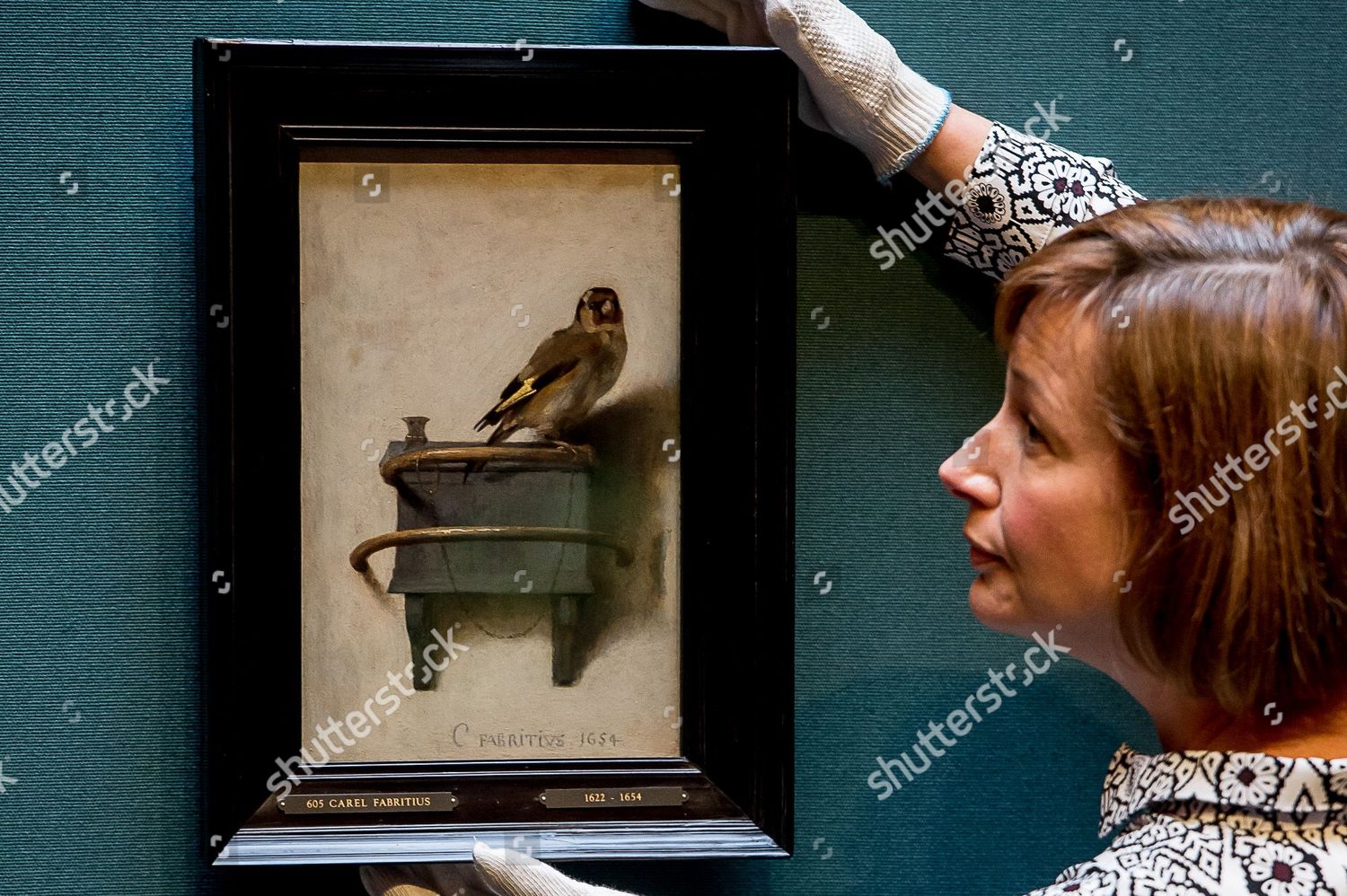 Goldfinch By Carel Fabritius Editorial Stock Photo - Stock Image ...