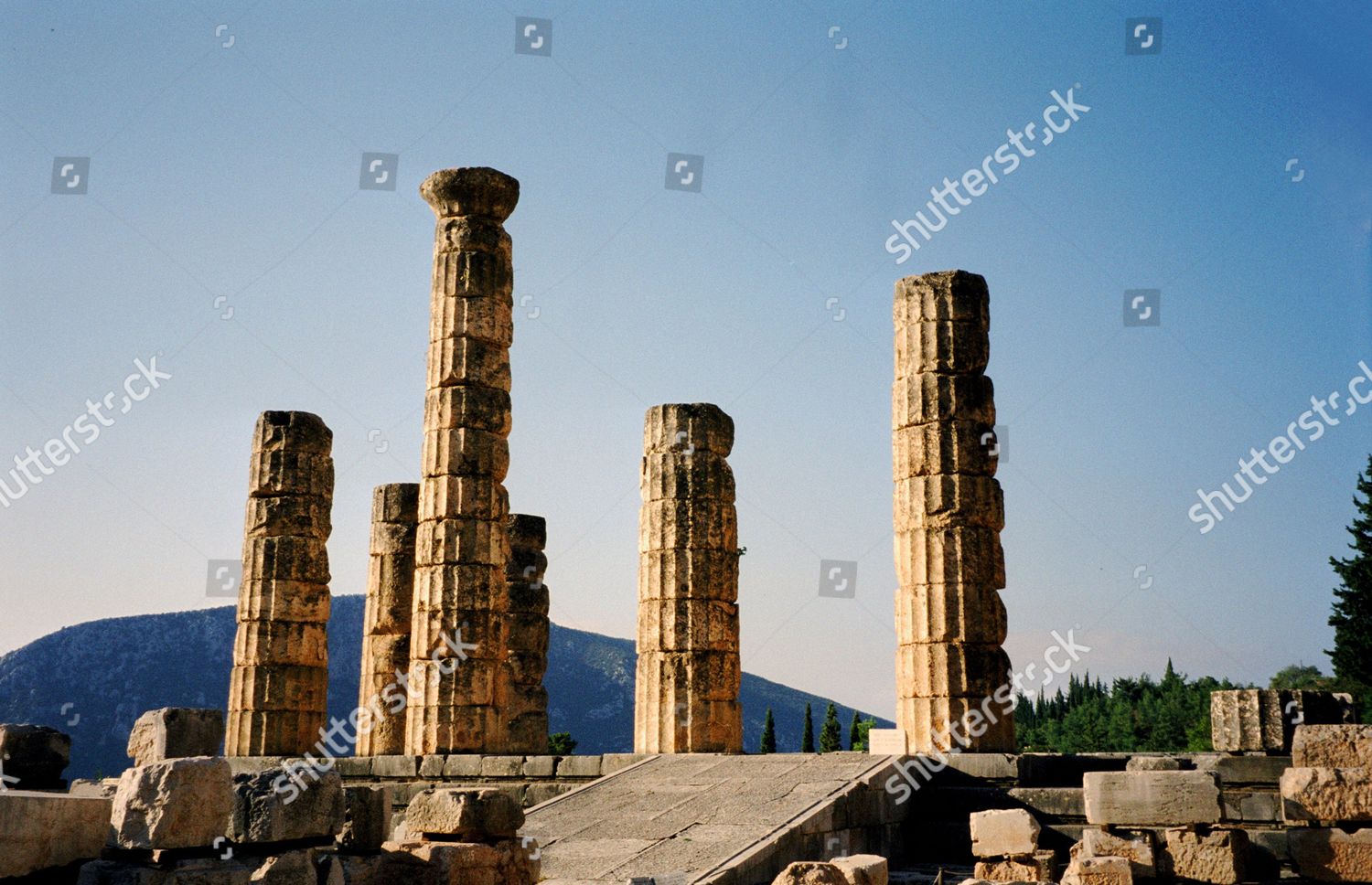 Legendary Oracle Delphi Located Temple Apollo Editorial Stock Photo Legendary Oracle Delphi Located Temple Apollo Editorial Stock Photo