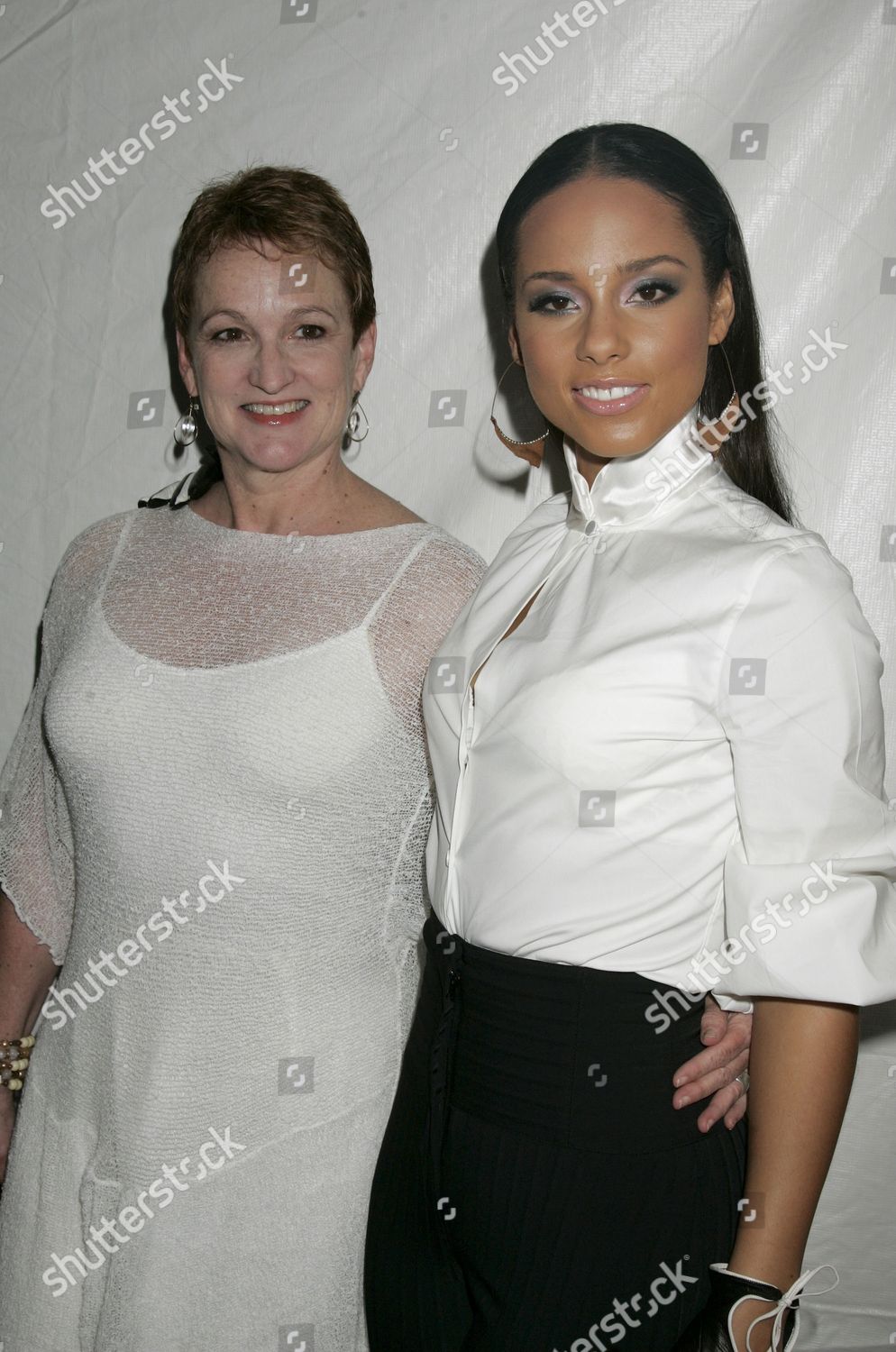 Alicia Keys R Mother Terri Augello Editorial Stock Photo Stock Image