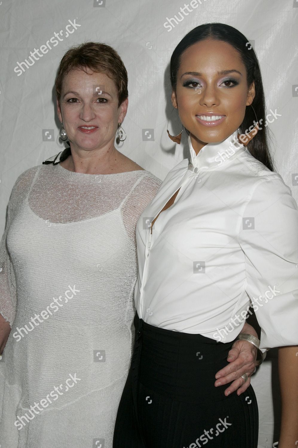 Alicia Keys R Mother Terri Augello Editorial Stock Photo Stock Image