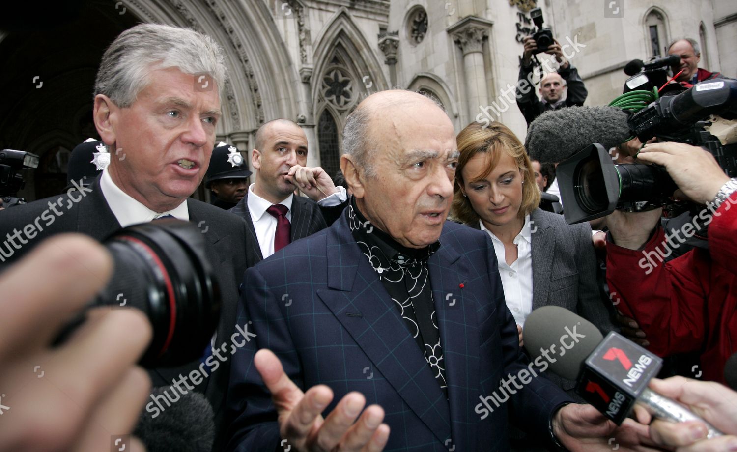 Harrods Owner Mohamed Al Fayed His Editorial Stock Photo - Stock Image ...